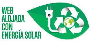 Web alojada con energía solar